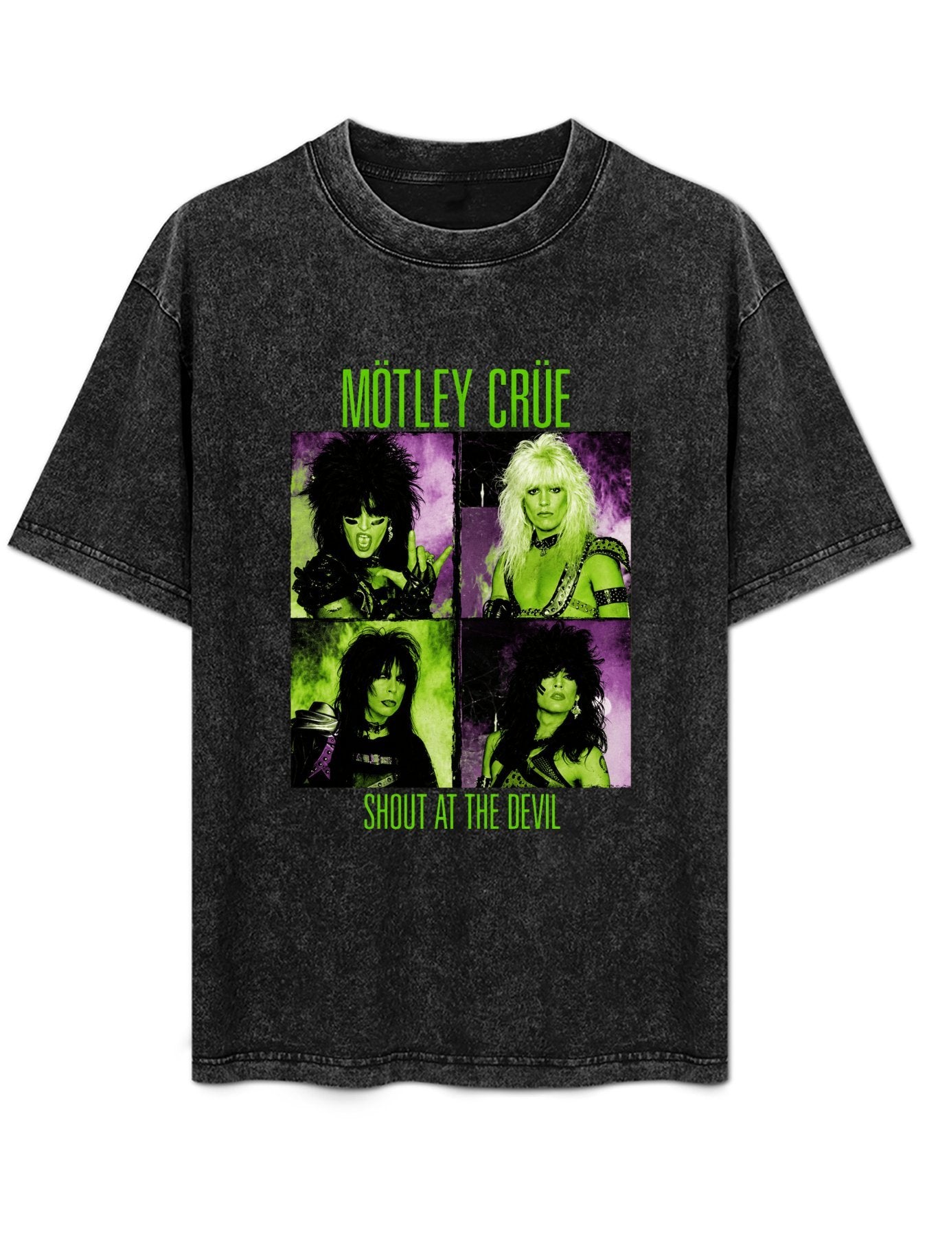 Mötley Crüe Shout at the Devil Portrait Graphic T-Shirt