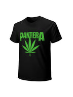 Pantera Green Leaf Logo Graphic T-Shirt