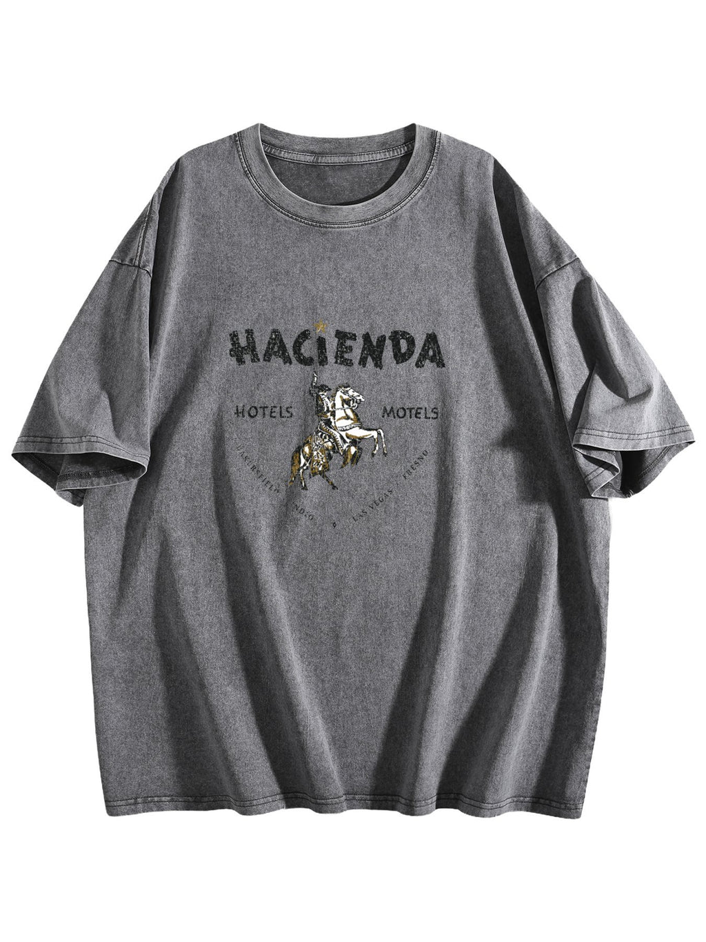 Hacienda Hotels and Motels Horse Graphic Washed T-Shirt