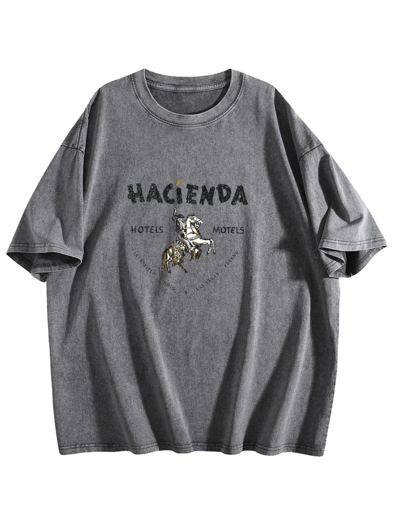 Hacienda Hotels and Motels Horse Graphic Washed T-Shirt
