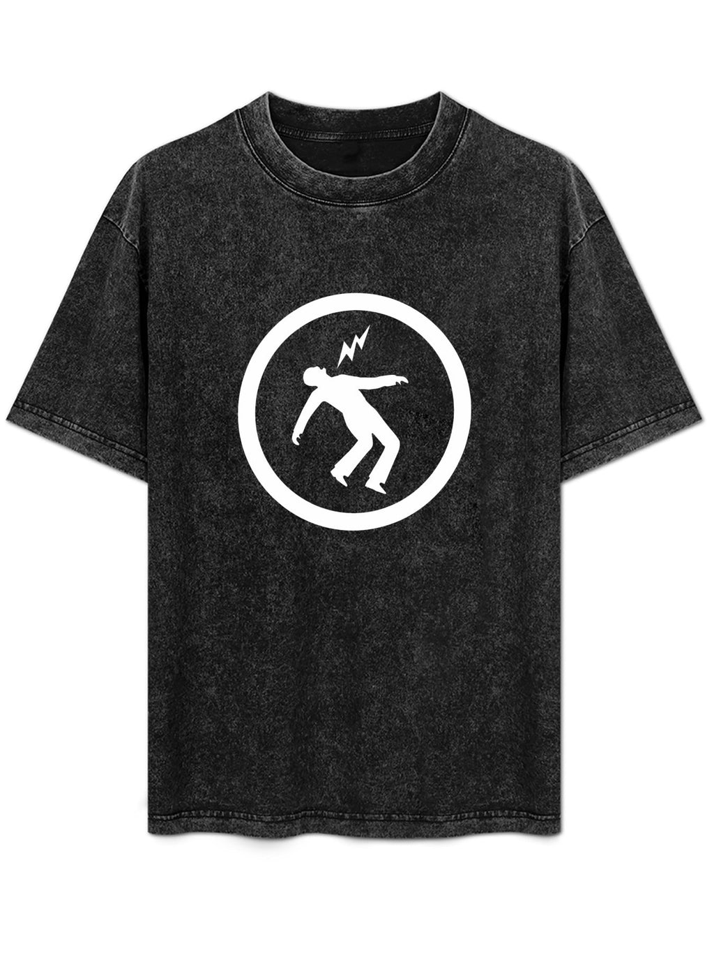 Green Day Electric Shock Silhouette Graphic T-Shirt