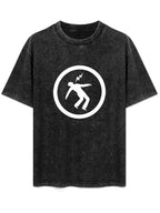 Green Day Electric Shock Silhouette Graphic T-Shirt