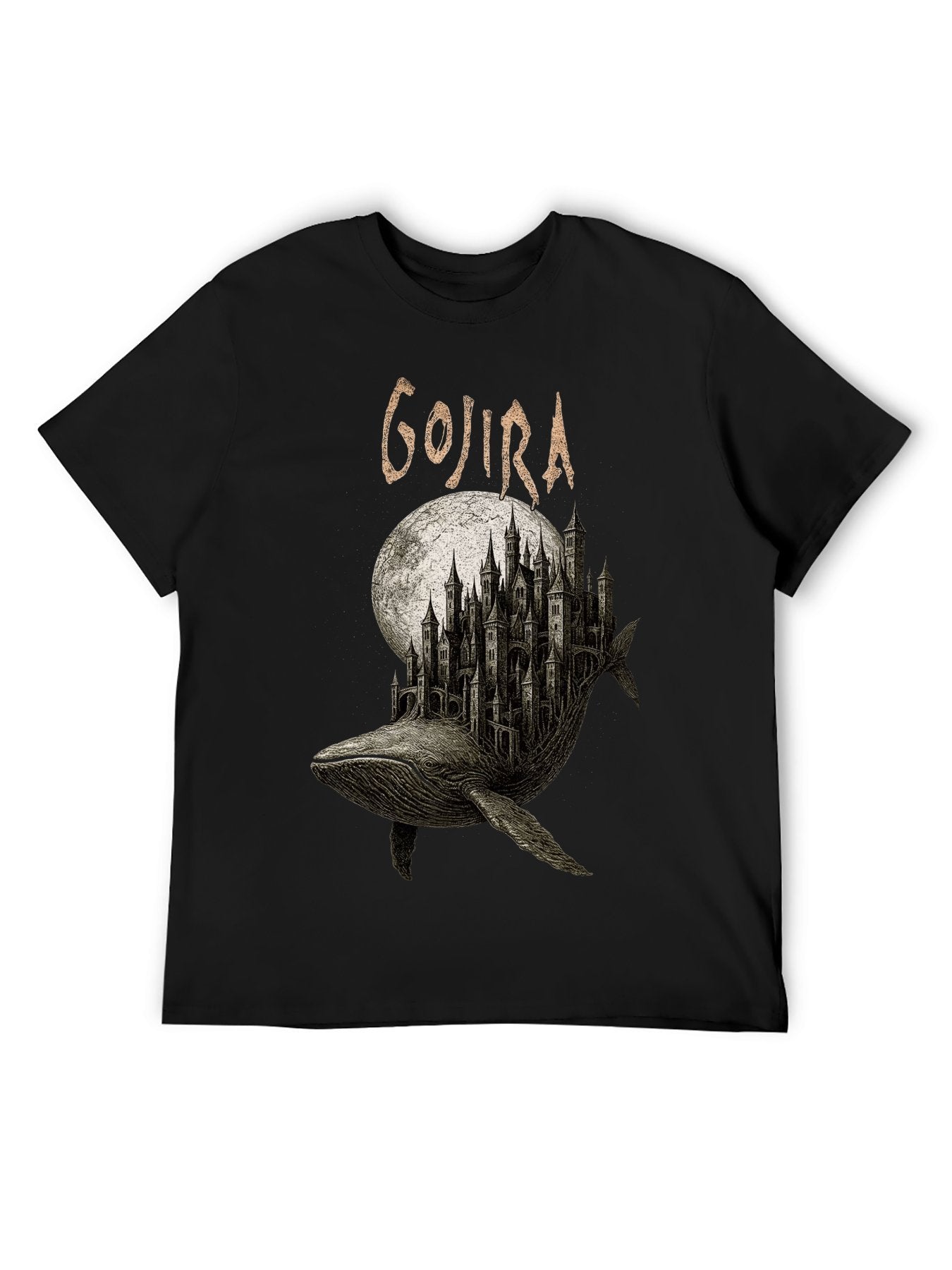 Gojira Surreal Whale Graphic T-Shirt
