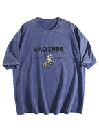 Hacienda Hotels and Motels Horse Graphic Washed T-Shirt