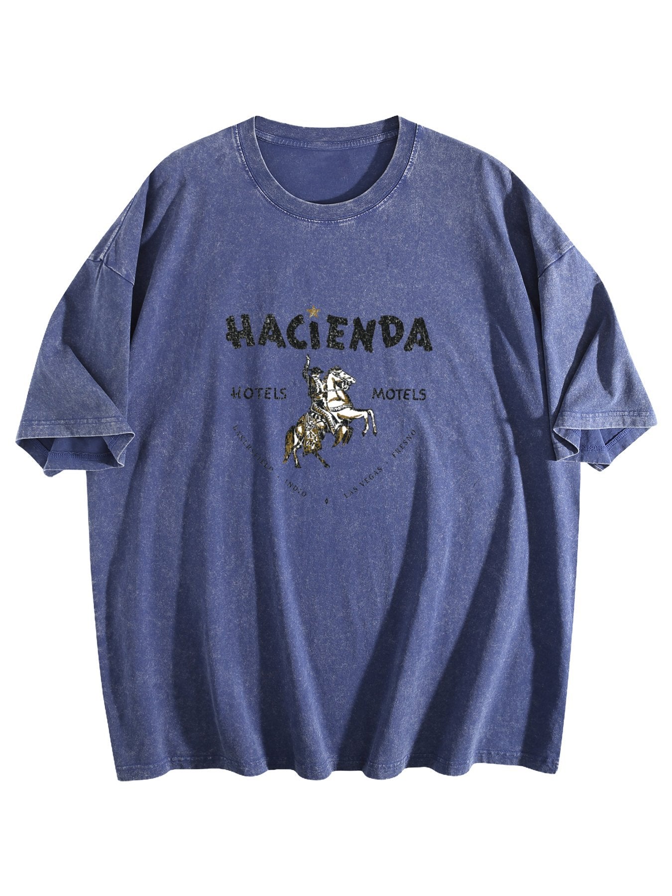 Hacienda Hotels and Motels Horse Graphic Washed T-Shirt
