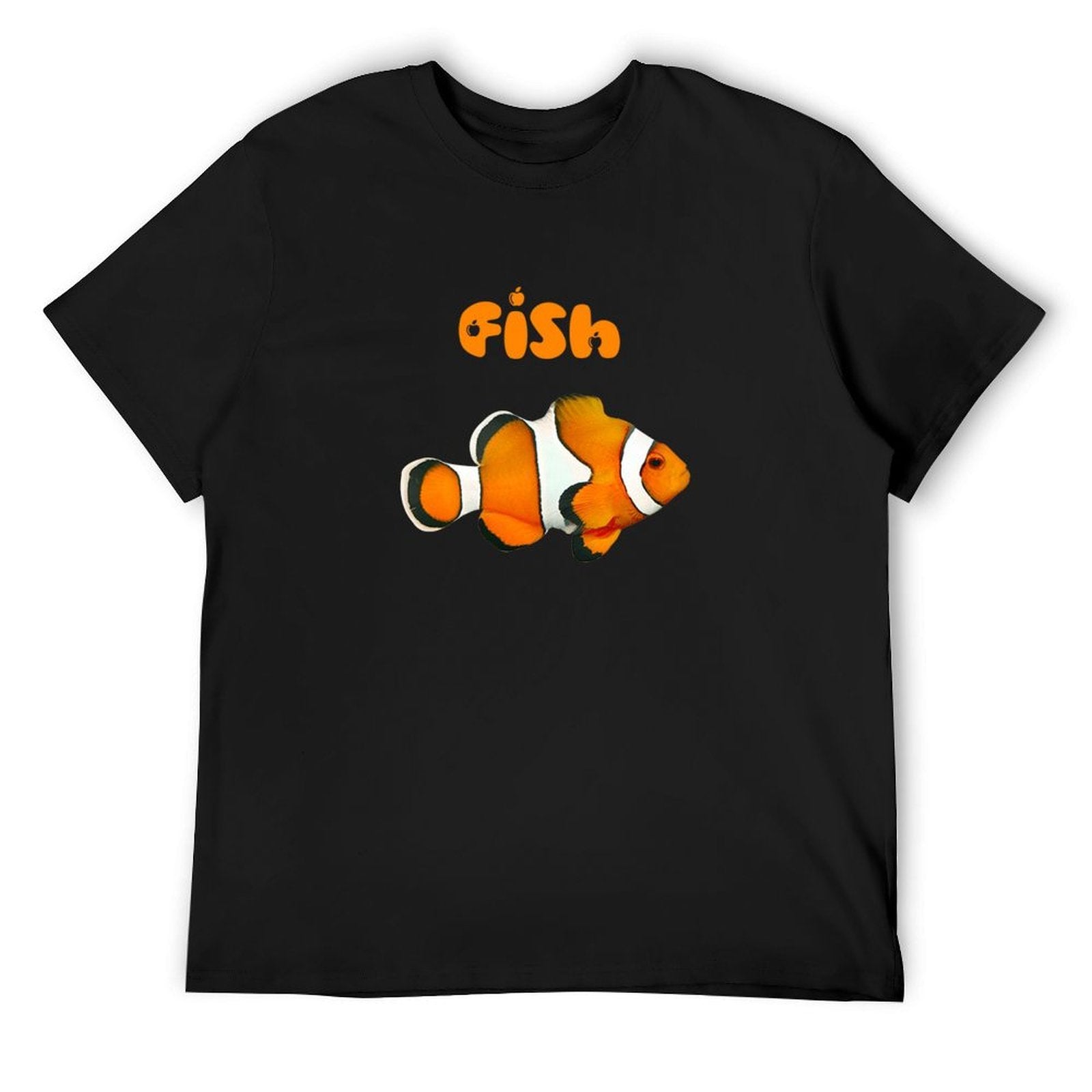 Clownfish Graphic Black T-Shirt Main image