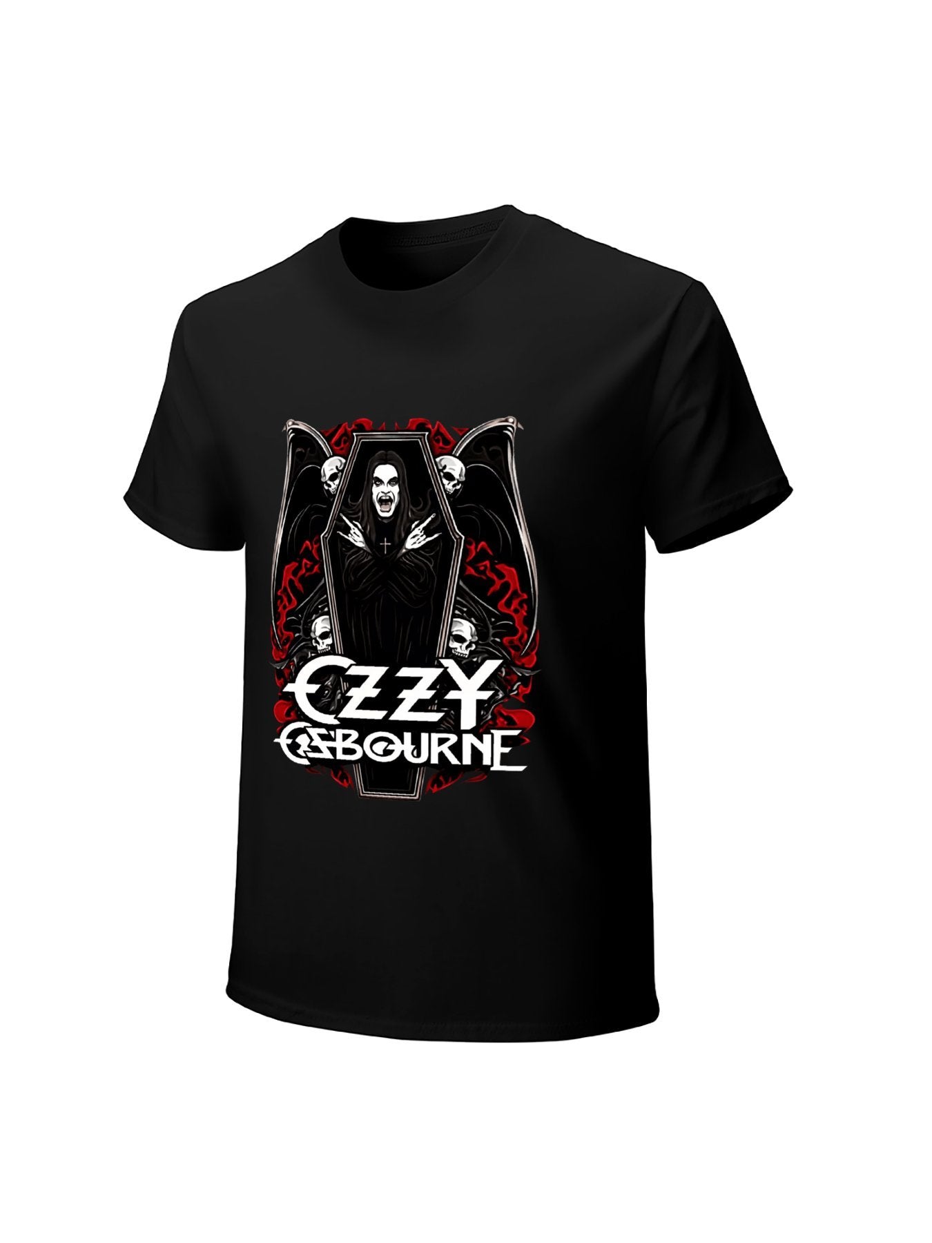 Ozzy Osbourne Coffin Gothic Horror T-Shirt