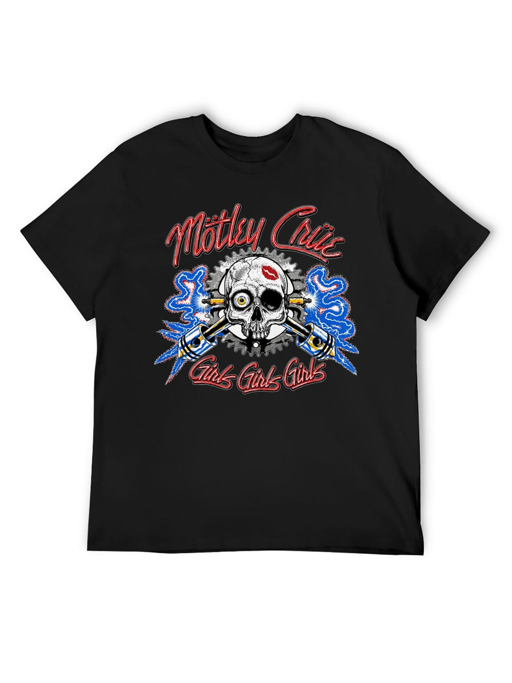 Mötley Crüe Girls Girls Girls Motorcycle Graphic T-Shirt