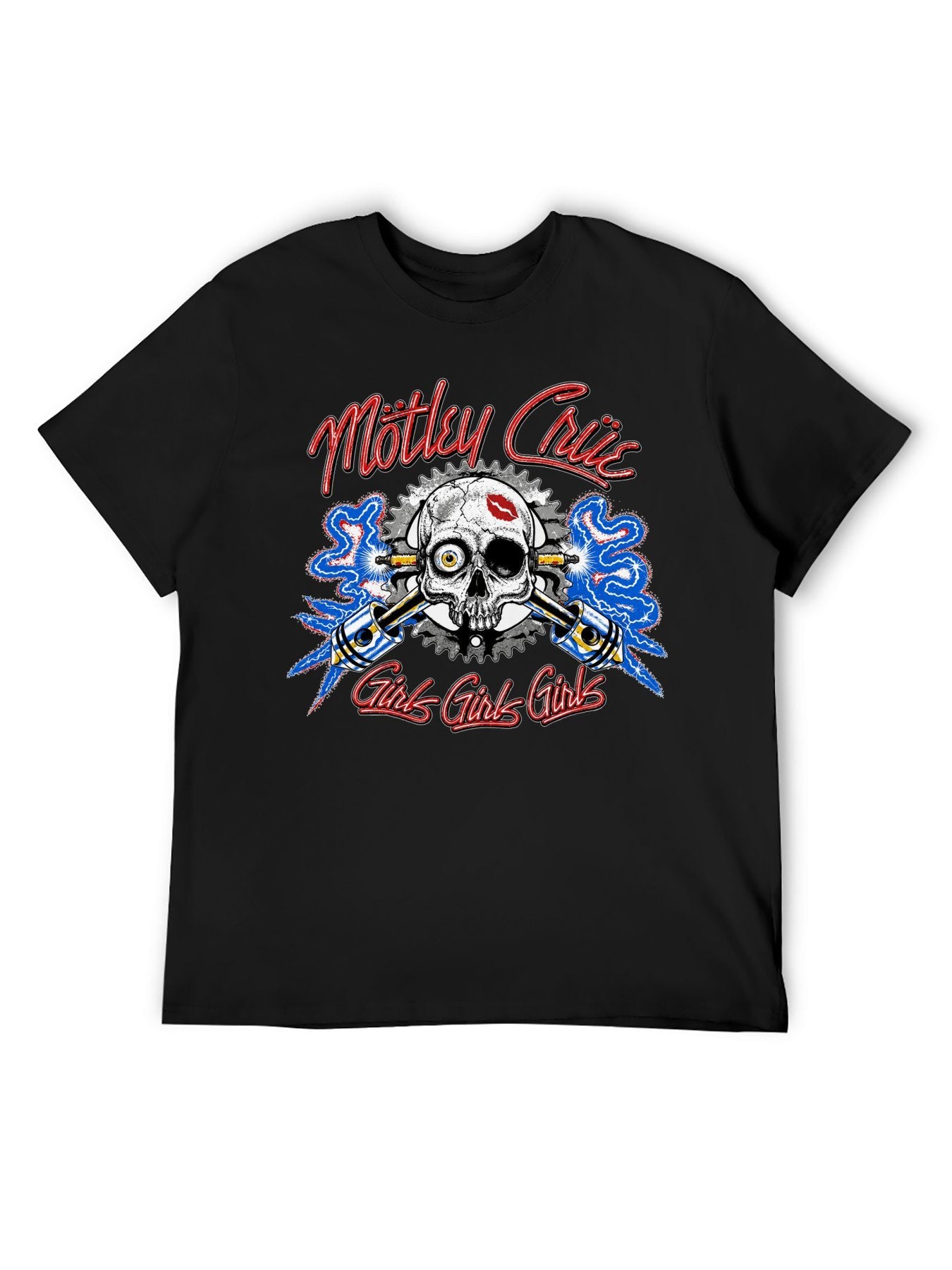 Mötley Crüe Girls Girls Girls Motorcycle Graphic T-Shirt