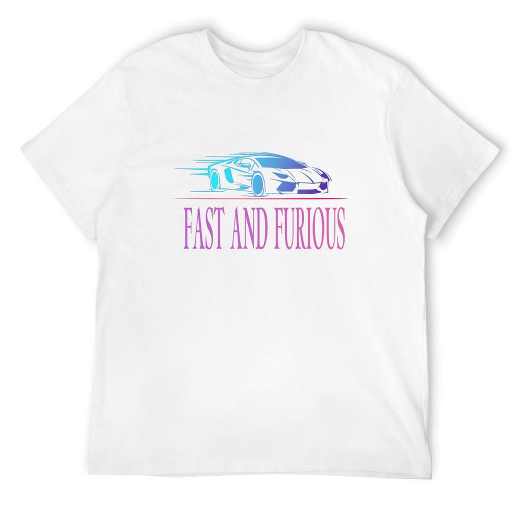 Fast and Furious Car Graphic Black T-Shirt