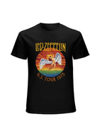 Led Zeppelin U.S. Tour 1975 Winged Figure Graphic T-Shirt