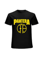 Pantera Yellow Emblem Logo Graphic T-Shirt