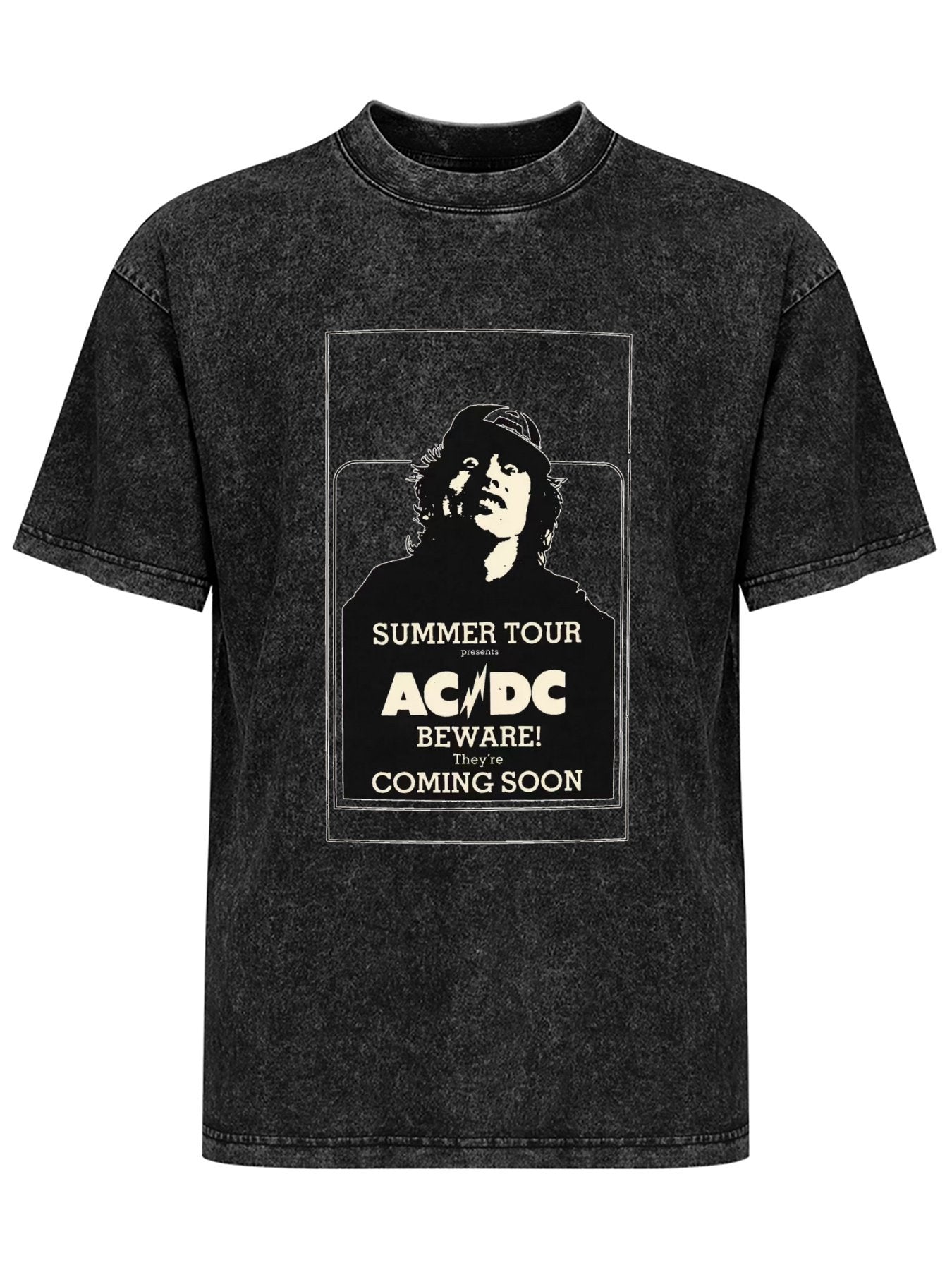 AC/DC Angus Young Summer Tour Graphic T-Shirt