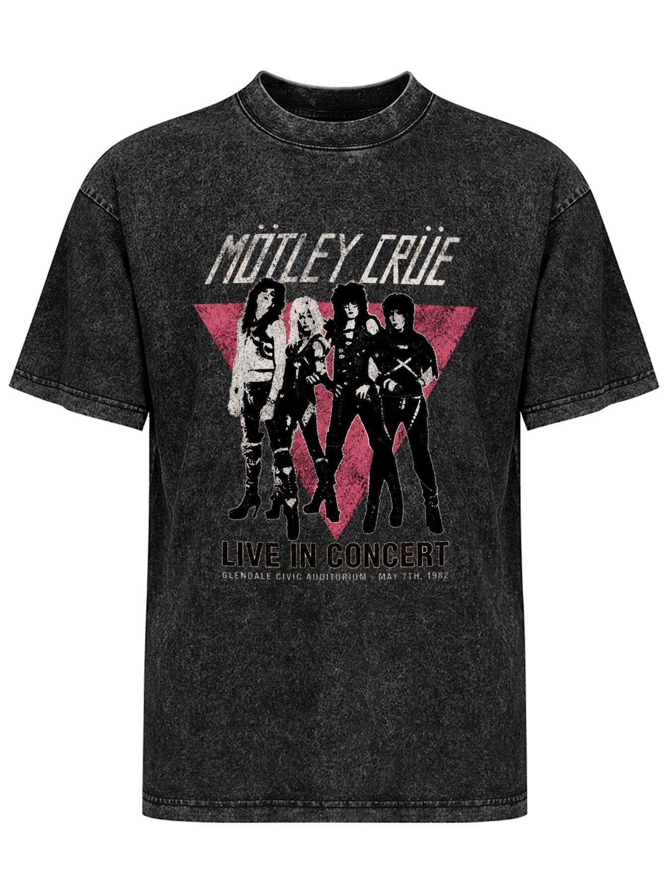Mötley Crüe Live in Concert 1982 Graphic T-Shirt