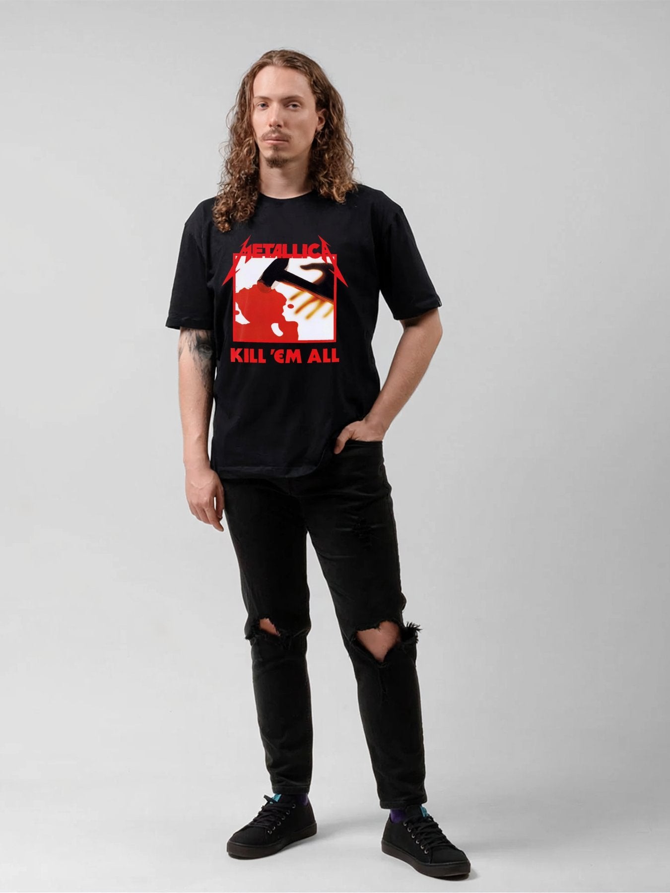 Metallica Kill 'Em All Hammer Graphic T-Shirt