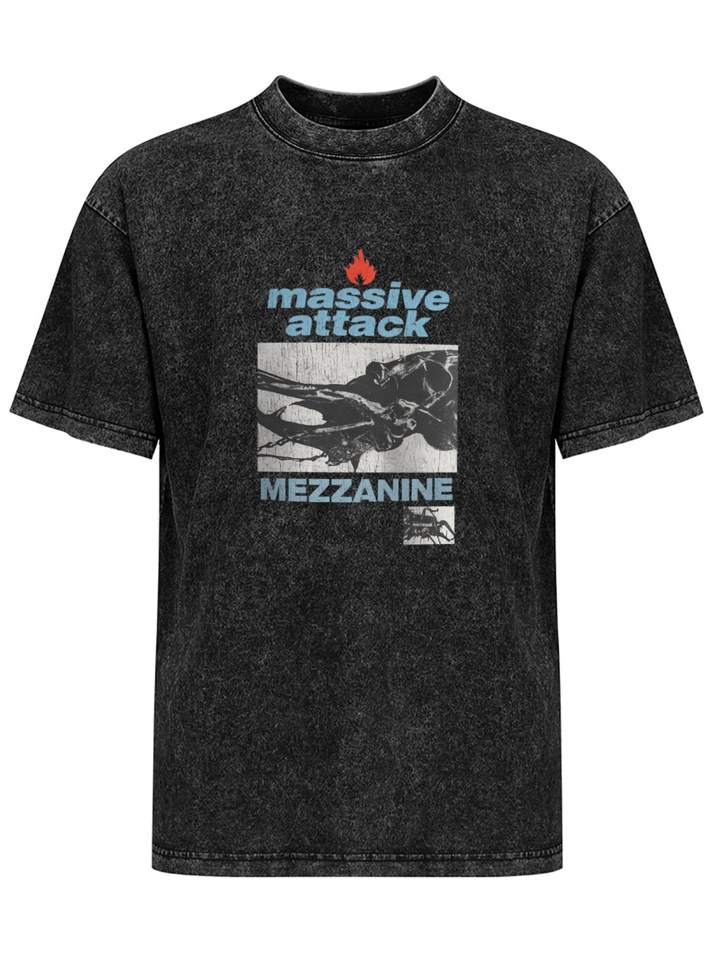 Massive Attack Mezzanine Graphic Washed T-Shirt