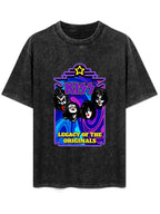 Vintage Washed KISS Legacy of the Originals Graphic T-Shirt