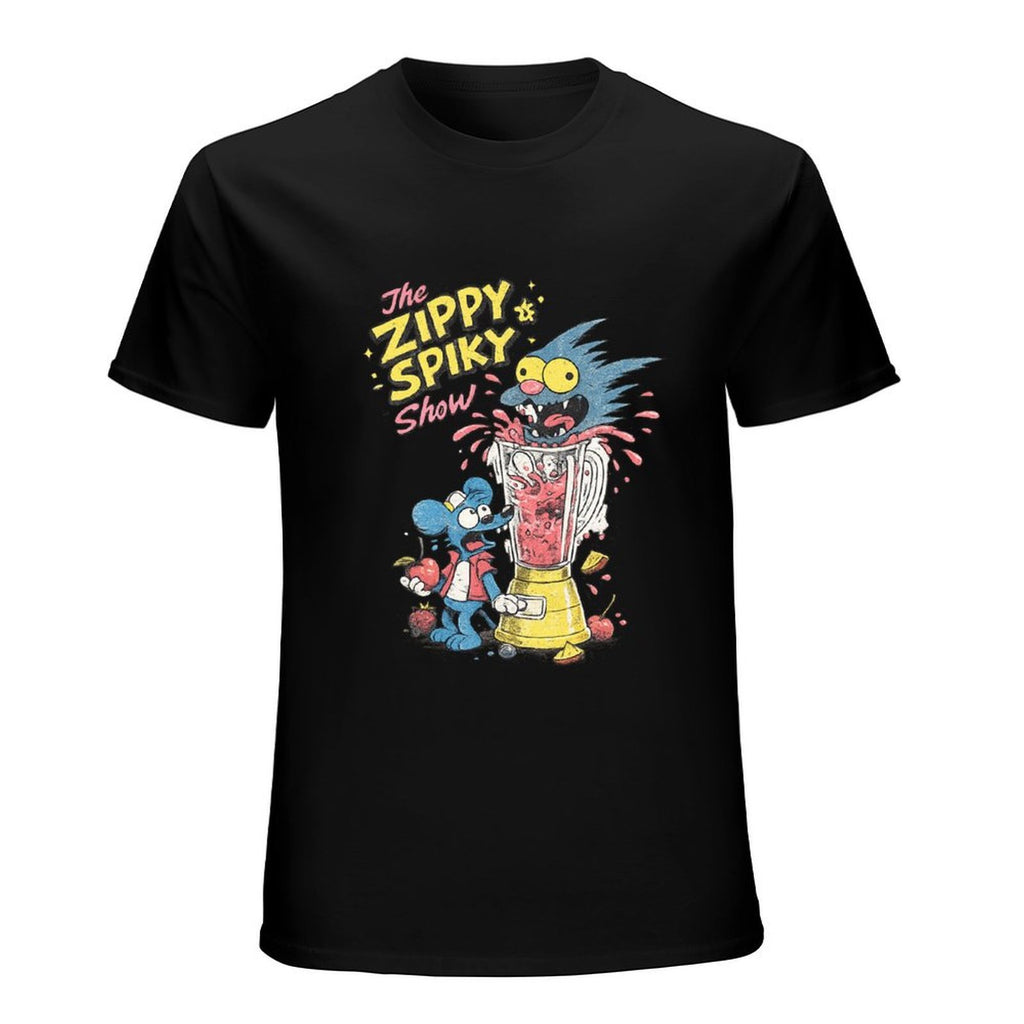 The Zippy Spiky Show Graphic Black T-Shirt