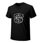 Paris Ritz Hotel Crest Graphic Black T-Shirt