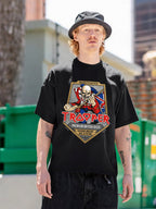 Iron Maiden Trooper Beer Label Graphic T-Shirt