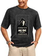 AC/DC Angus Young Summer Tour Graphic T-Shirt