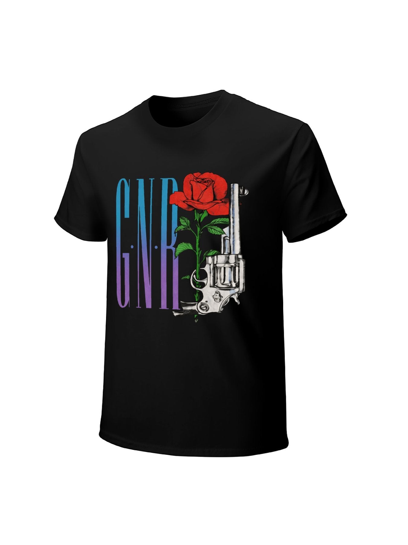 Guns N’ Roses Rose Revolver Vintage Graphic T-Shirt