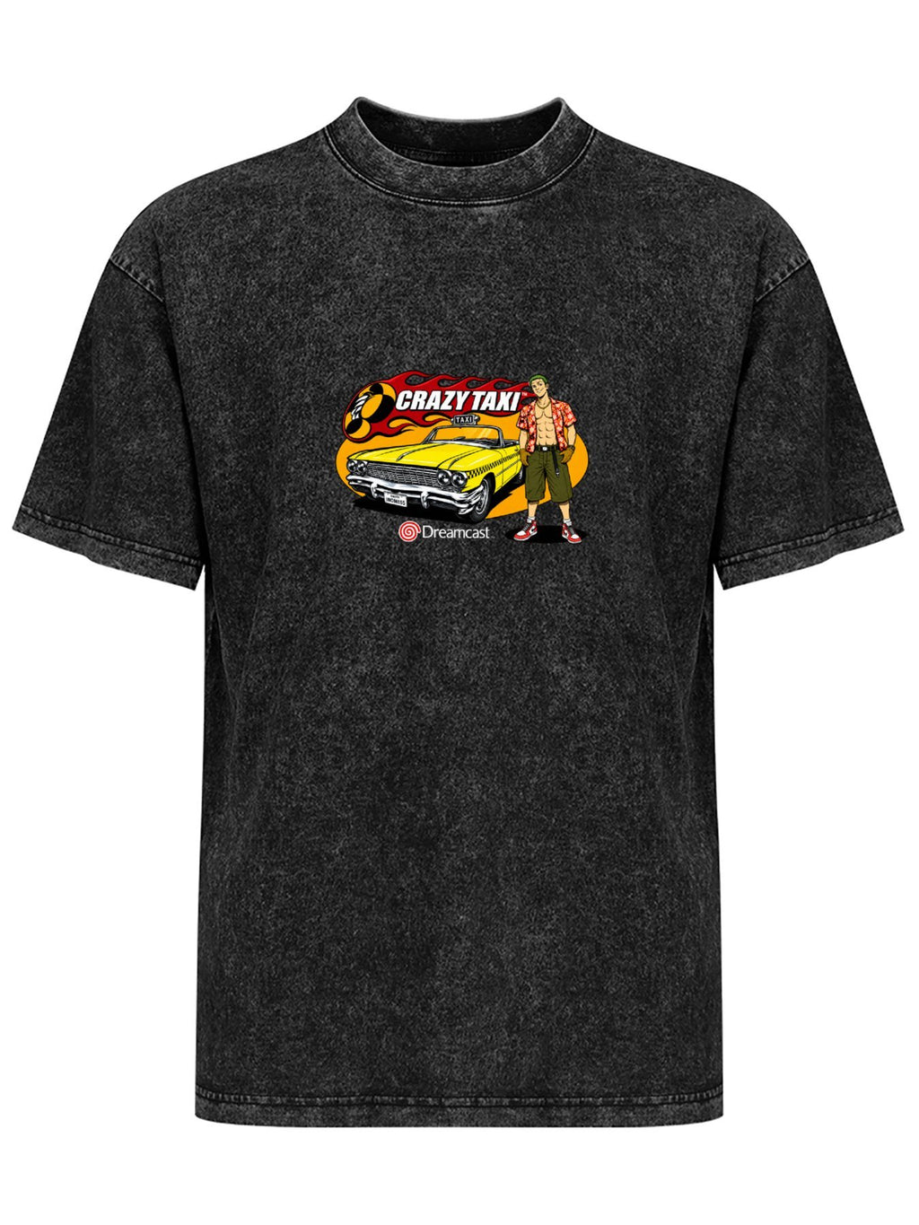 Crazy Taxi Dreamcast Washed Graphic T-Shirt