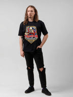 Iron Maiden Trooper Beer Label Graphic T-Shirt