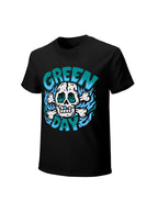 Green Day “Flaming Skull” Color Graphic Tee
