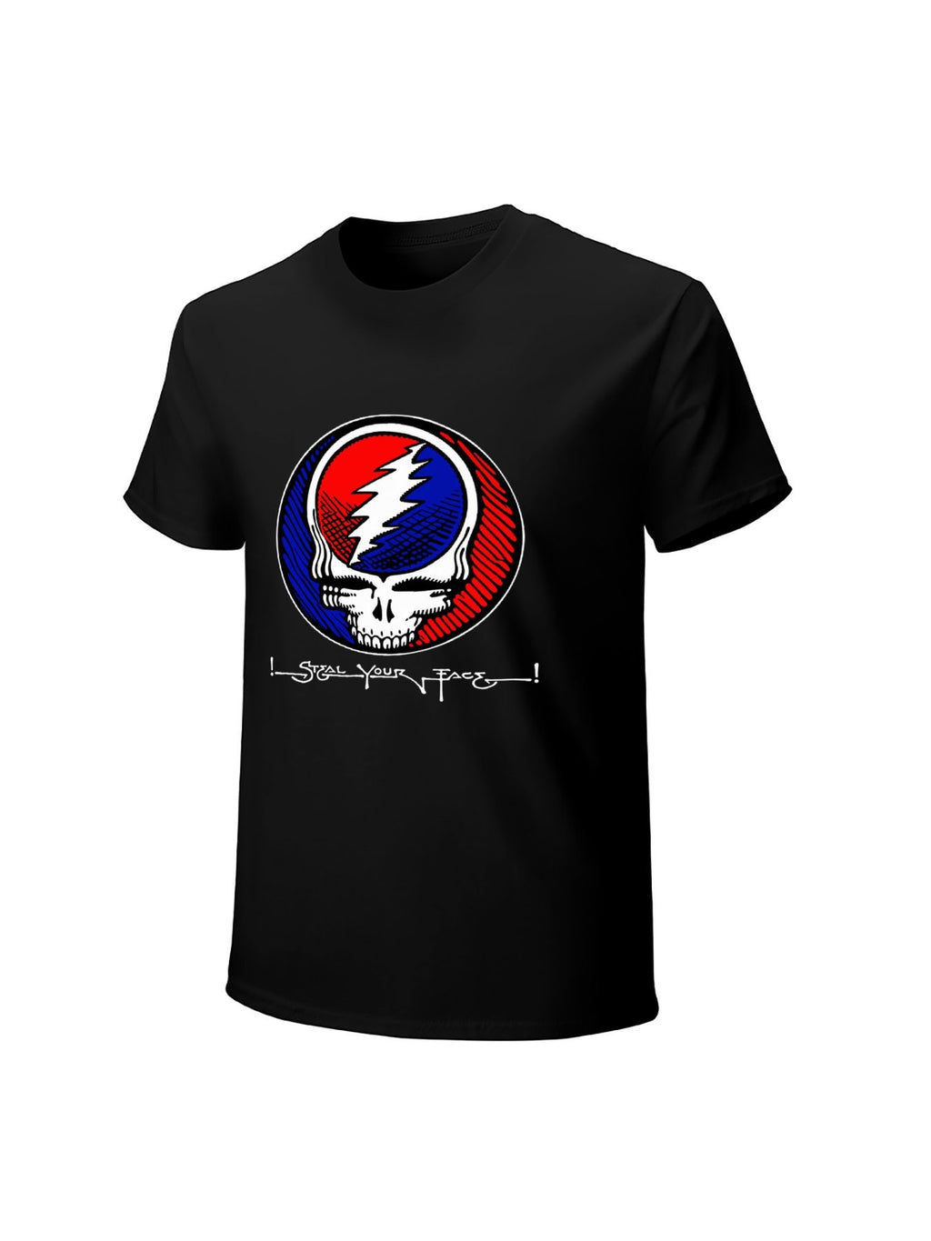 Grateful Dead Skull Lightning Bolt Retro T-Shirt