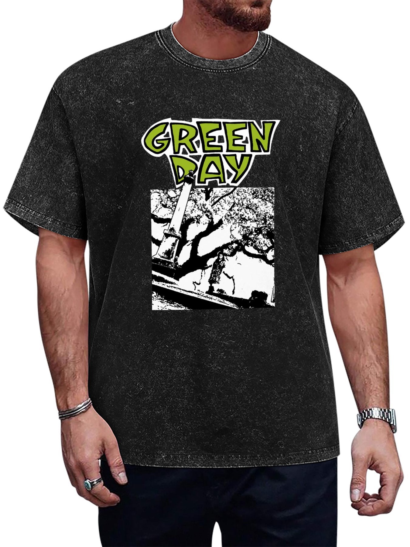 Green Day Monument Photo Graphic T-Shirt Main image