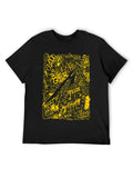Metallica Yellow Lyric Collage Graphic T-Shirt