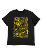 Metallica Yellow Lyric Collage Graphic T-Shirt