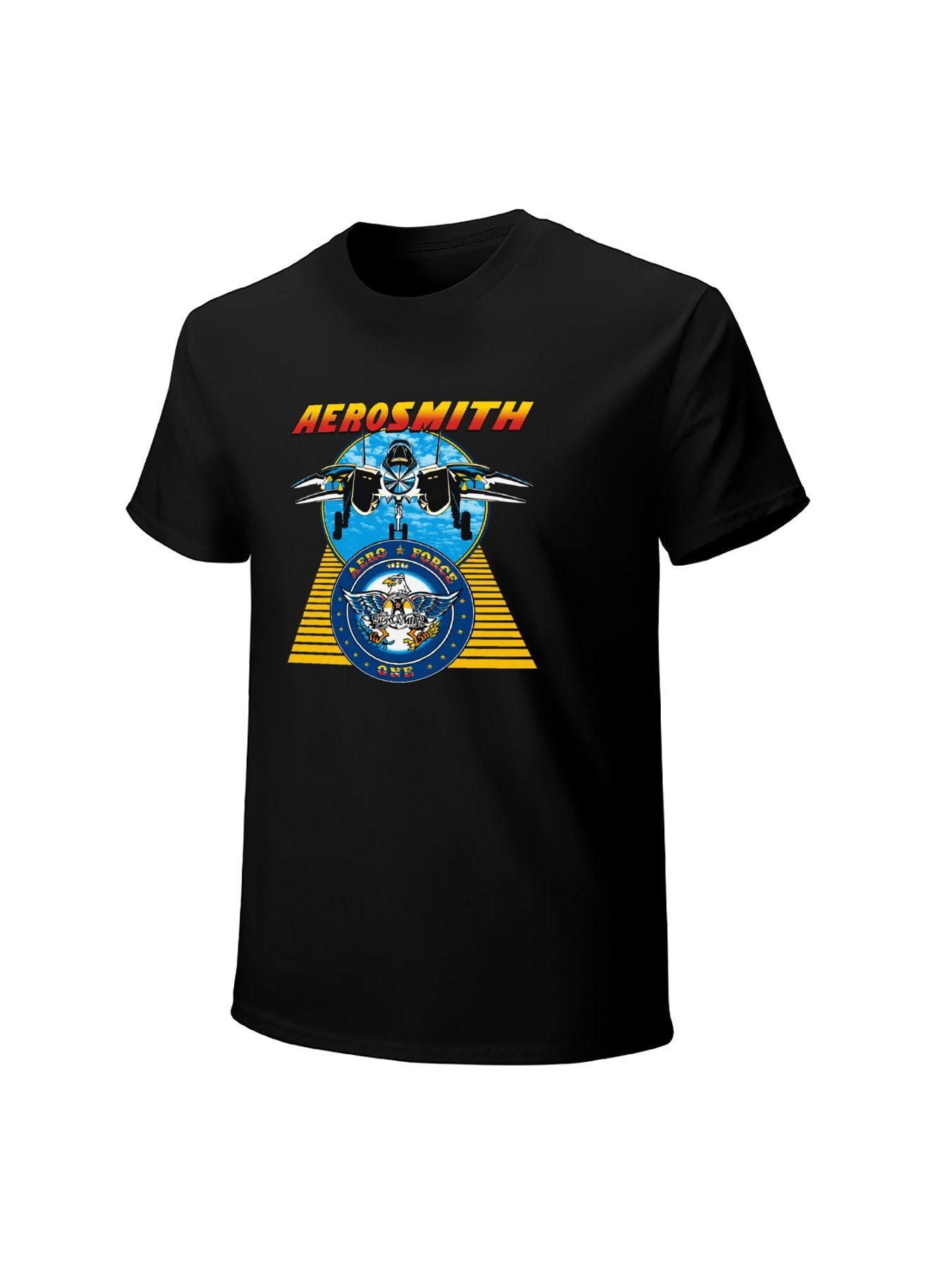 Aerosmith Jet Eagle Military Tour Graphic T-Shirt