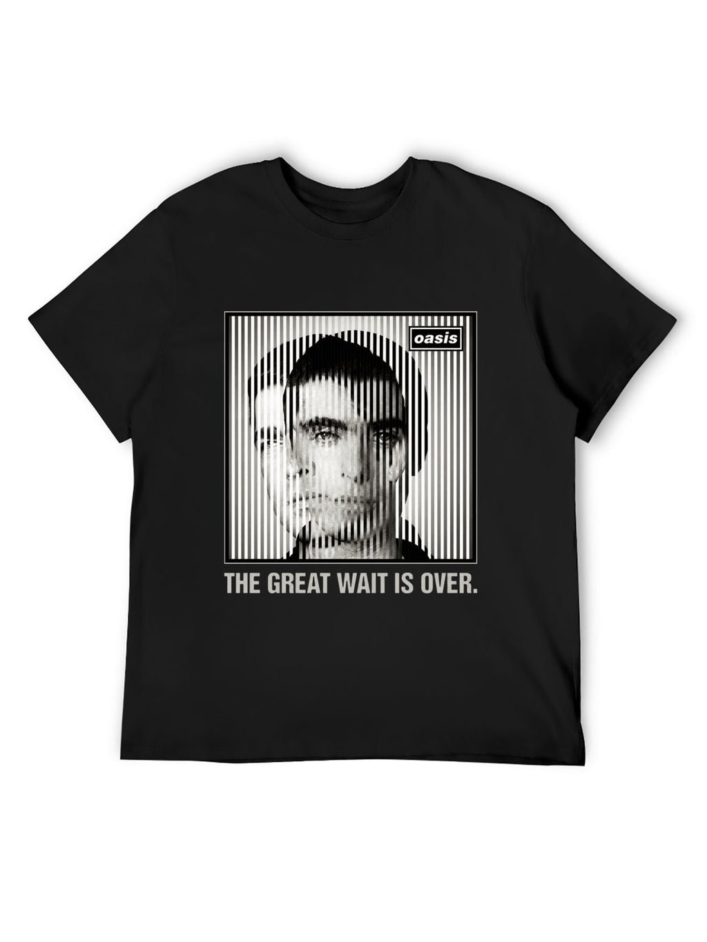 Oasis “The Great Wait Is Over” Portrait Graphic T-Shirt