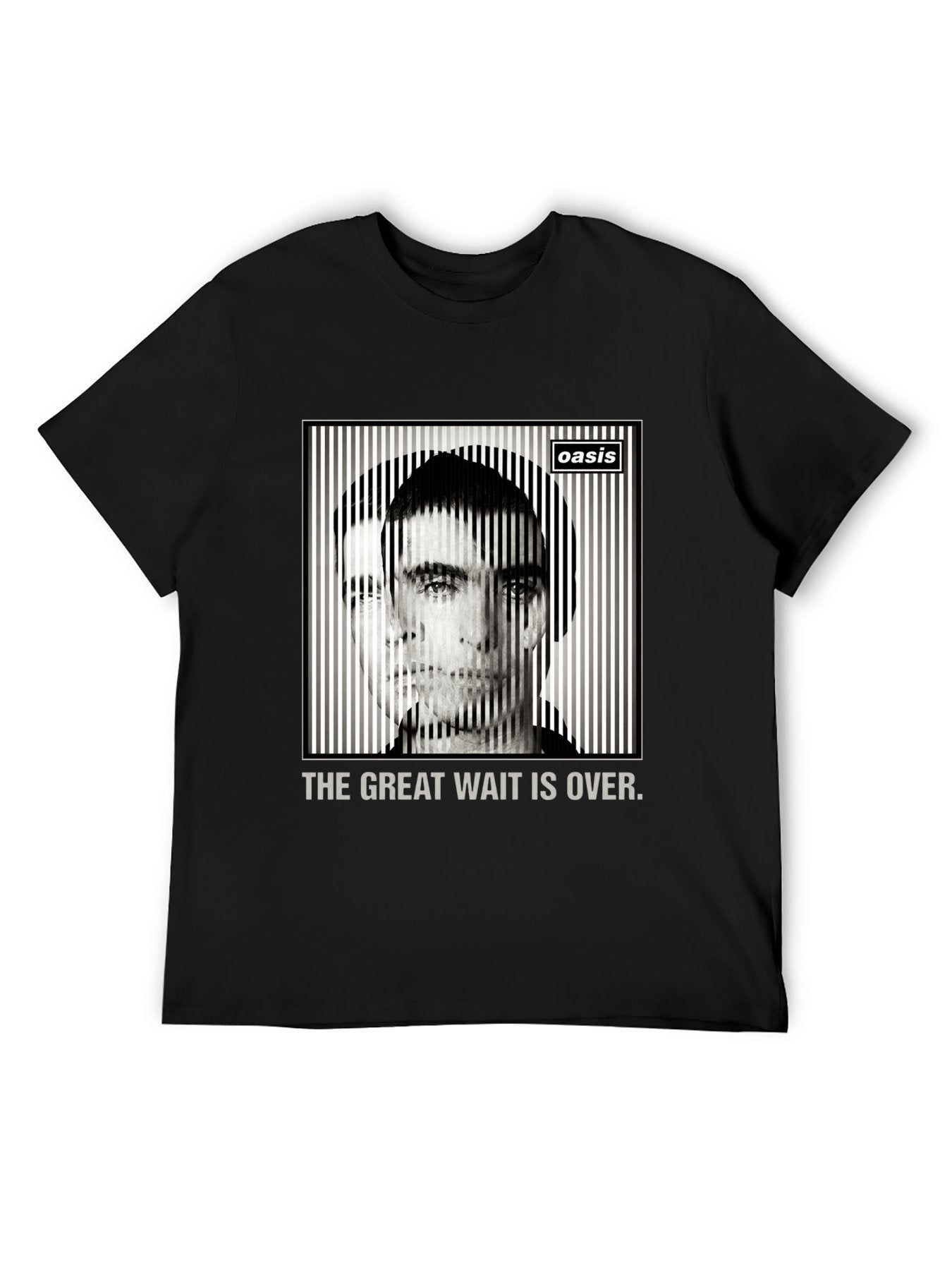 Oasis “The Great Wait Is Over” Portrait Graphic T-Shirt