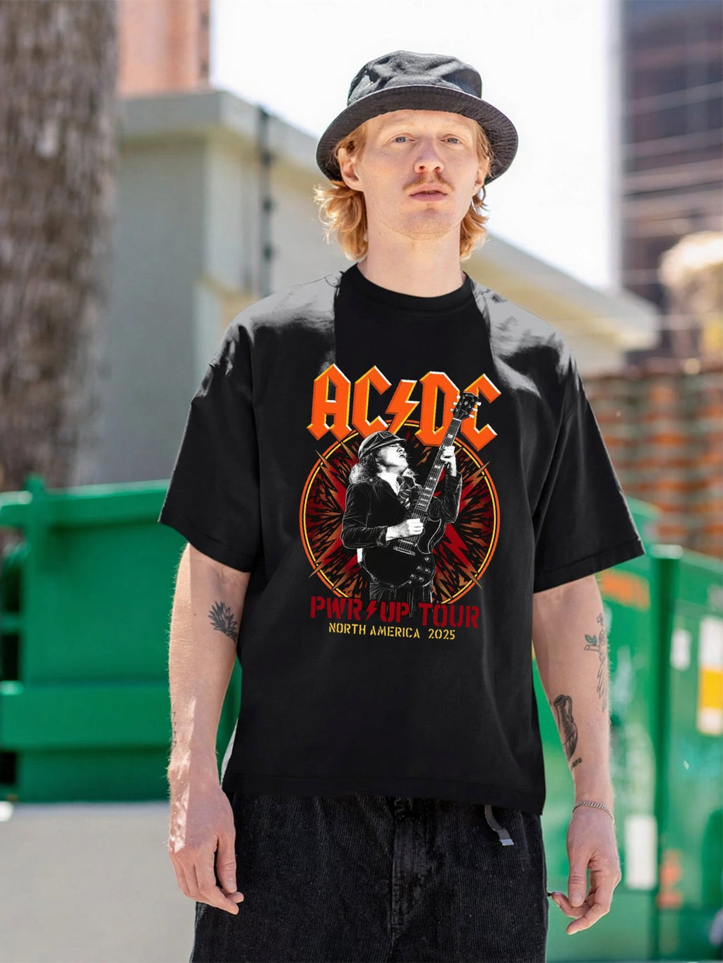 AC/DC PWR UP Tour Guitarist Graphic T-Shirt