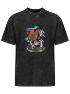 Budweiser Horse Graphic Washed T-Shirt