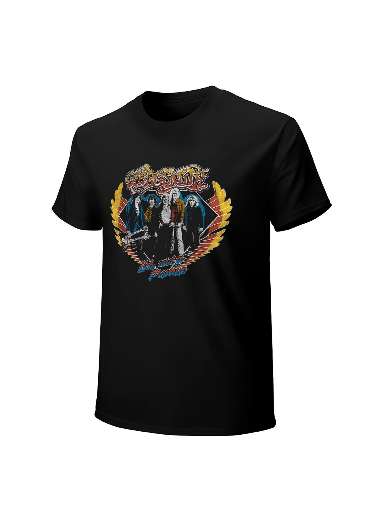 Aerosmith Band Wings Graphic “Walk and a Promise” Vintage T-Shirt