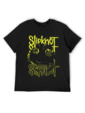 Slipknot Yellow Smile Face Graphic T-Shirt