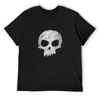 Distressed Skull Graphic T-Shirt