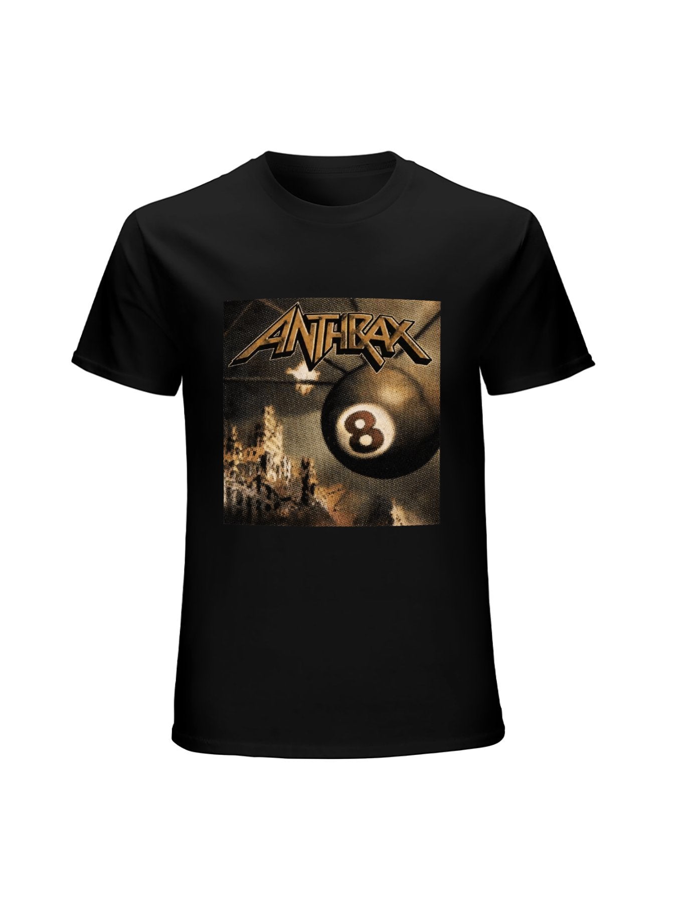 Anthrax Classic 8 Ball Metal T-Shirt