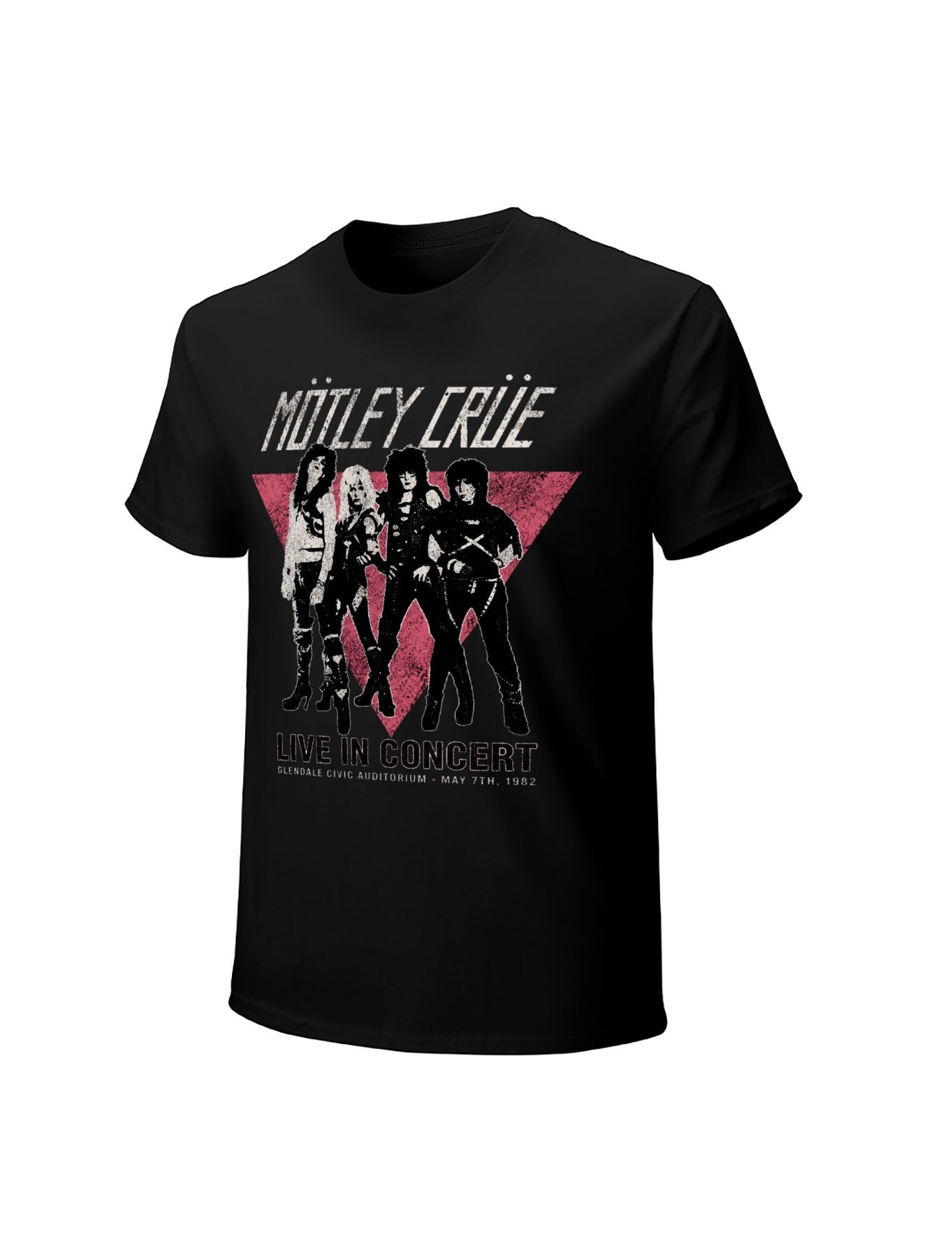 Mötley Crüe Live In Concert Triangle Graphic T-Shirt