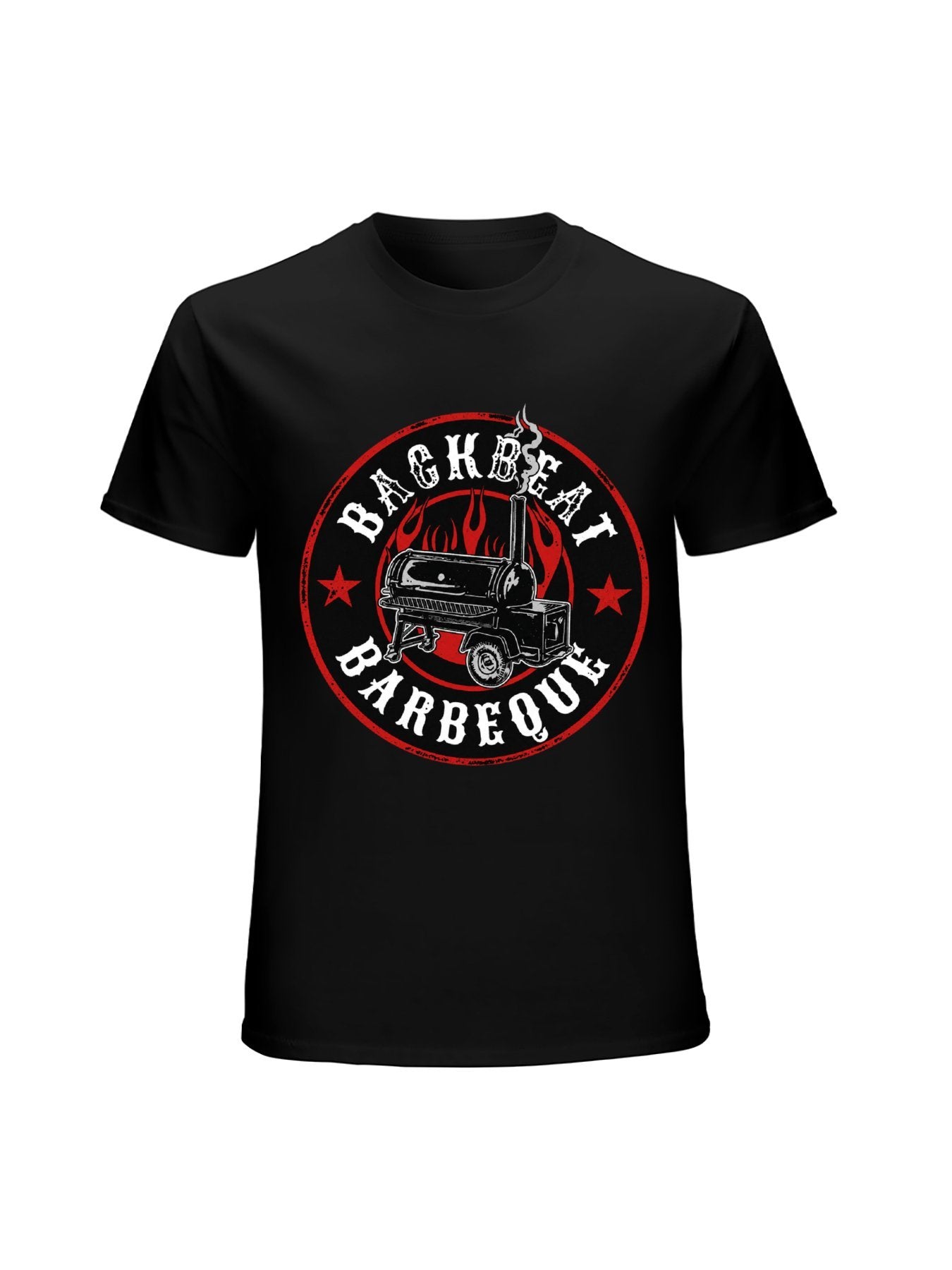 Backbeat Barbeque Smoker Grill Graphic T-Shirt