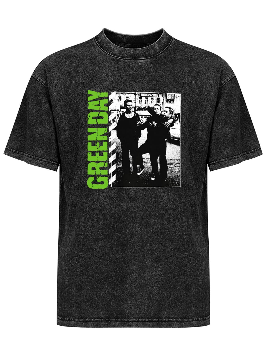 Green Day Street Photo Graphic T-Shirt