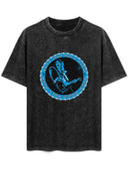 KISS Rock and Roll Over Blue Guitarist T-Shirt