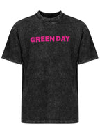 Green Day Pink Logo Graphic T-Shirt