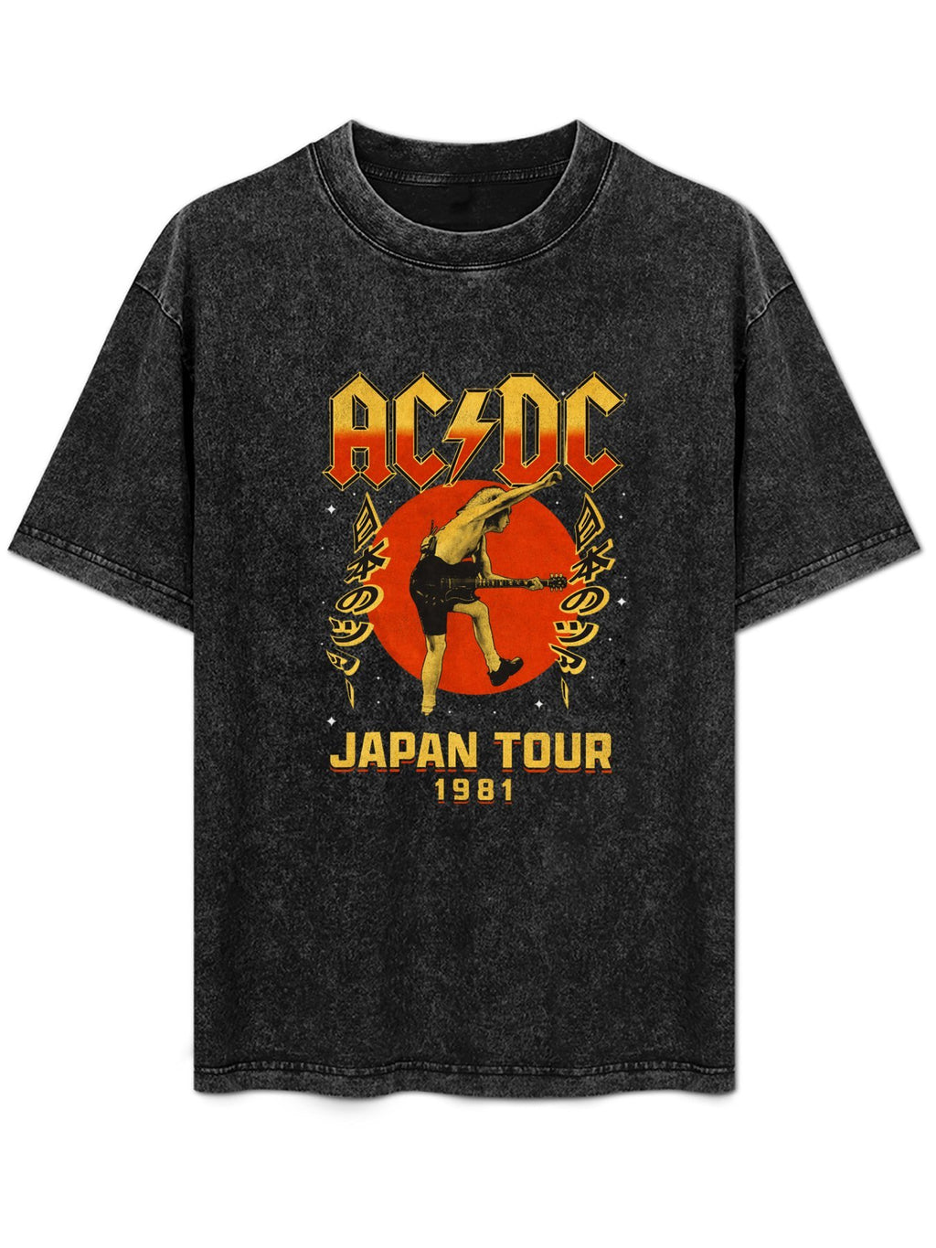 Vintage AC/DC Japan Tour 1981 Angus Young T-Shirt