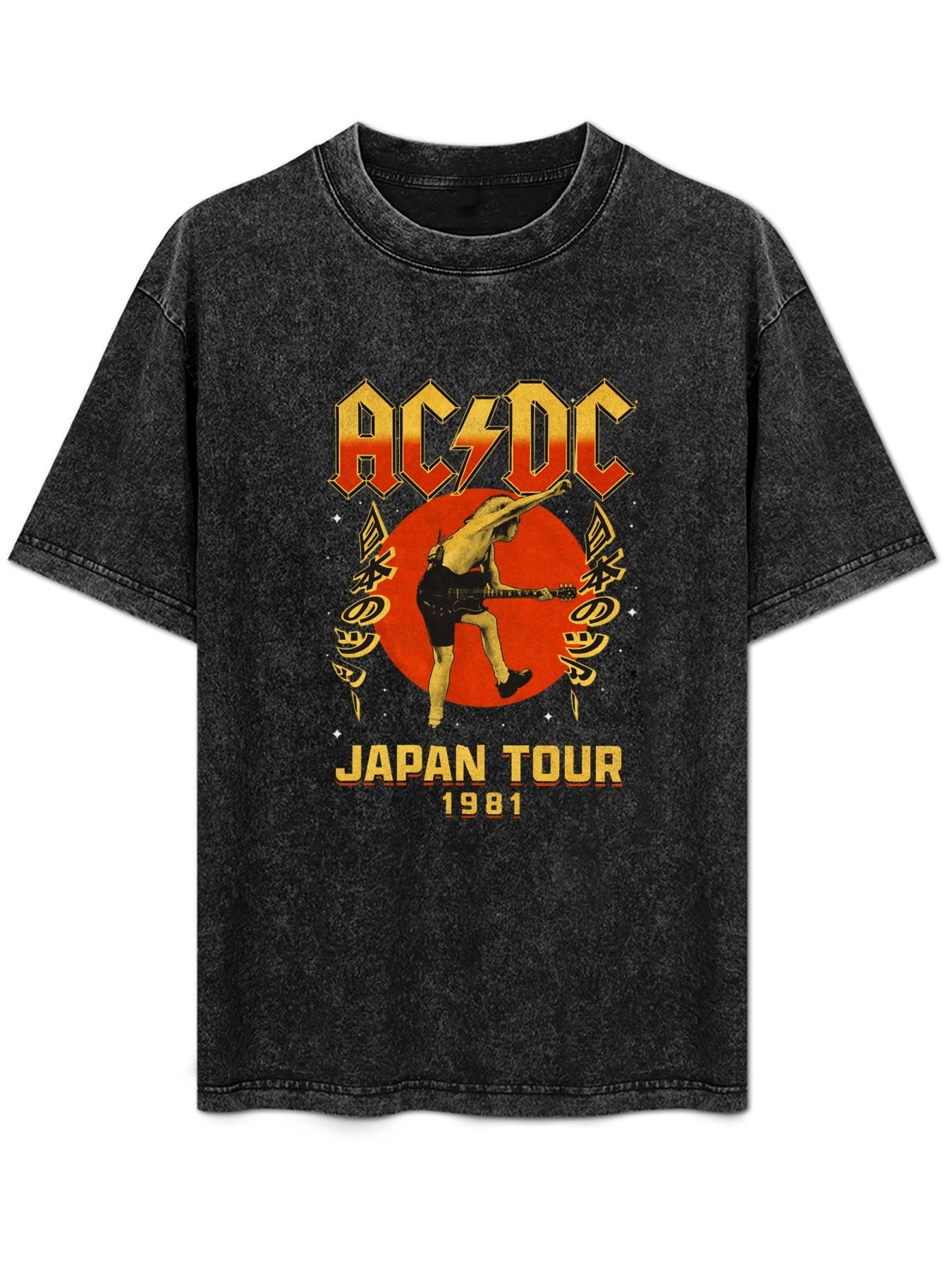 Vintage AC/DC Japan Tour 1981 Angus Young T-Shirt