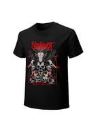 Slipknot Skull Horns Concert Poster Graphic T-Shirt